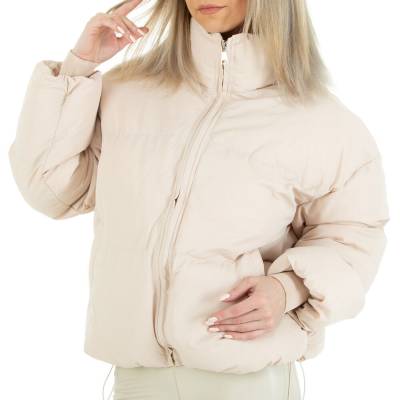 Between-seasons jacket for women in beige