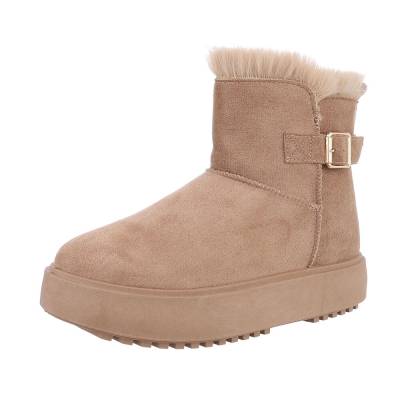 Snowboots for women in light-brown