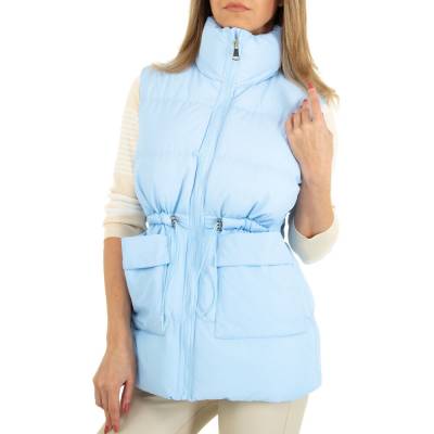 Waistcoat for women in light-blue